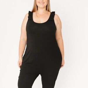 SMASH + TESS- SWEETHEART ROMPER IN MIDNIGHT BLACK - 3XL - worn once